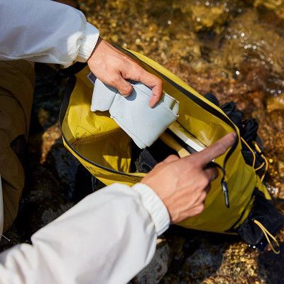 Гермомішок Naturehike -рюкзак CNH22BB003 25 л жовтий (6927595753927) | Зображення 6