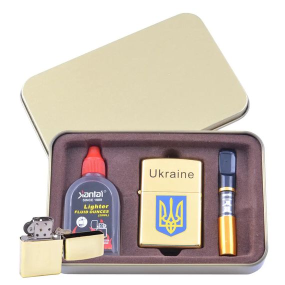 Запальничка бензин 4930, Сувенір запальничка, Запальнички бензинові, Запальничка OU-735 для куріння | Зображення 4