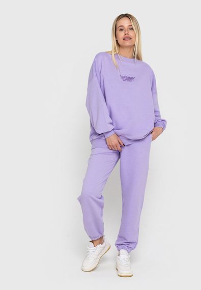 Світшот жіночий бузкового кольору, 2XL | Зображення 2