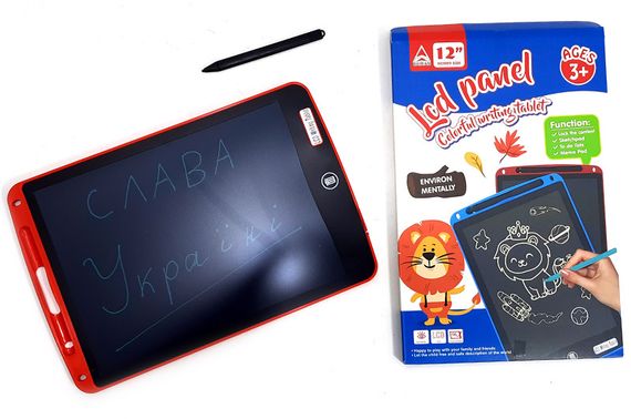 Планшет для рисования детский Writing Tablet 12'' кольоровий 1202C р.28*19*0,8см | Зображення 1