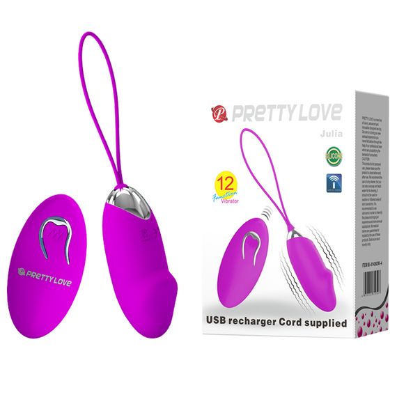 Віброяйце - Pretty Love Julia Vibrating Egg Purple