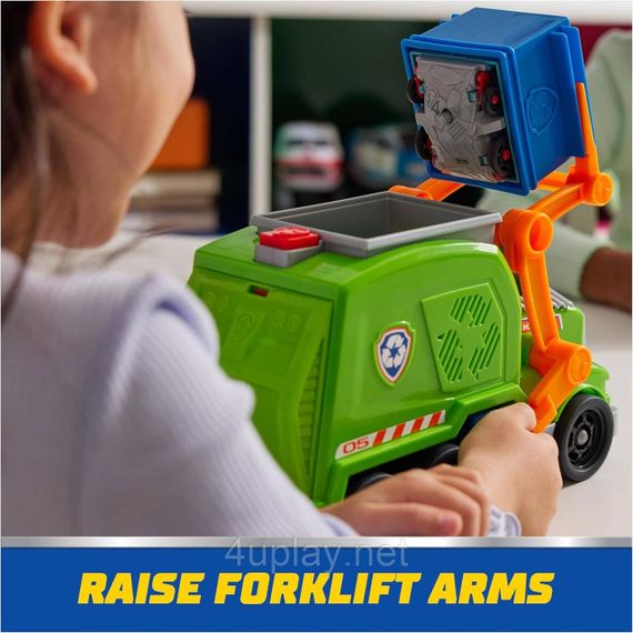 Щенячий патруль Великий рятувальний автомобіль-трансформер з водієм Роккі Оригінал Paw Patrol | Зображення 4