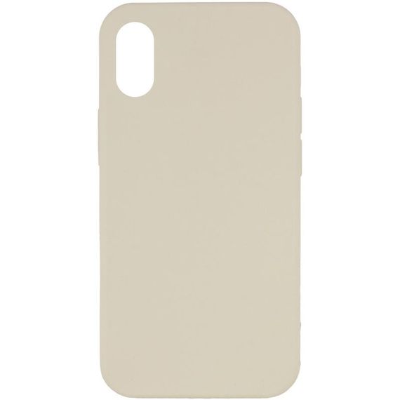 Чохол Silicone Case Full Protective (AA) NO LOGO для Apple iPhone XR (6.1") Бежевий / Antique White