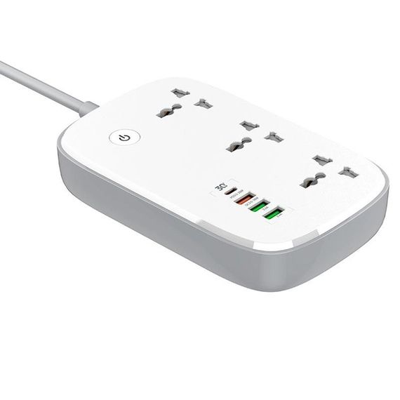 Мережевий подовжувач фільтр з додатковими портами з WiFi XPRO SCW3451 (34391-01) | Зображення 3