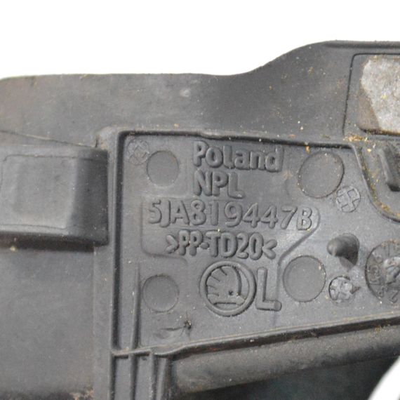 Накладка жабо ліва Skoda Rapid 2012-2022 Захист жабо лівий Шкода Рапід 5JA819447B | Зображення 2