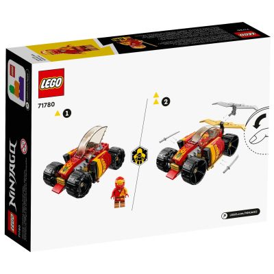 Конструктор LEGO Ninjago Гоночный автомобиль ниндзя Кая EVO 94 детали (71780) | Зображення 4