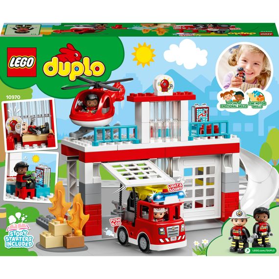 Конструктор LEGO DUPLO Town Пожежна частина та вертоліт 117 деталей (10970) | Зображення 8