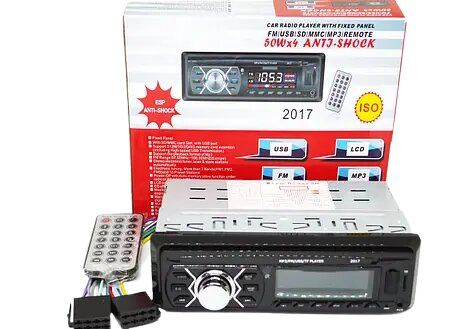 Автомагнітола 2017 1DIN USB 2.0 SD/MMC слот чорний (1lp-83715_460) | Зображення 2