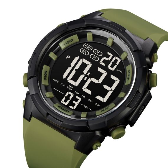 Чоловічий годинник Skmei 1845AG Army Green | Зображення 2