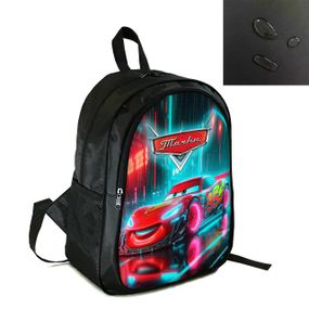 Рюкзак шкільний/міський 38×28см з принтом Тачки Блискавка МакКвін дитячий, підлітковий, спортивний (4261)