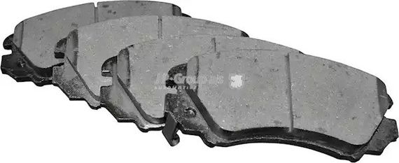 Колодки передні гальмівні Hyundai Tucson 04-10/Kia Sportage 04-(mando) з датчиком, JP Group (356360 | Зображення 2