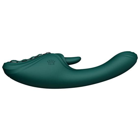 Смарт-вібратор Zalo Ares Turquoise Green, підігрів, 3 мотори, язичок для клітора, стимуляція точки G Sex Aura | Зображення 5