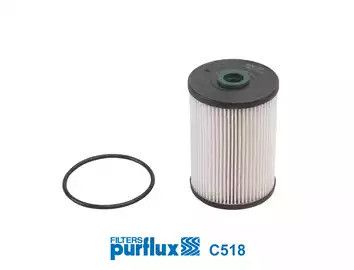 Фільтр паливний 1.9/2.0 TDI/SDI Caddy III 03.06 (2K-6-090000)/Golf V/Octavia A5, PURFLUX (C518) | Зображення 2