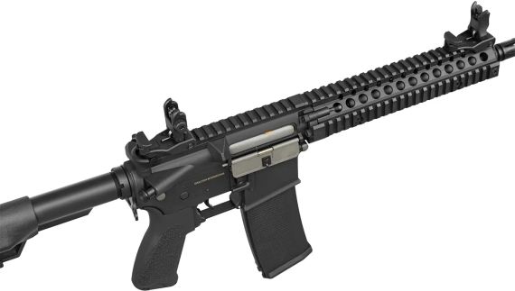 Страйкбольна гвинтівка Evolution Recon Superlite MK18 Mod 1 10.8 Carbontech AEG 6 мм Black | Зображення 4