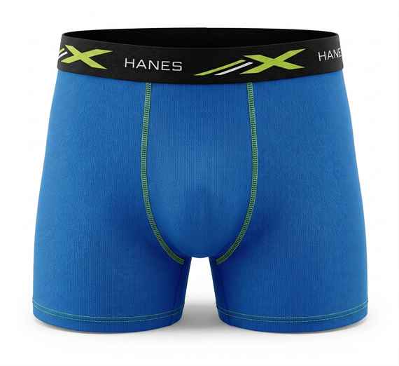 Набір трусів боксерів спортивних Hanes для хлопчиків, 4 шт в наборі, розмір S, на 6-8 років. | Зображення 3