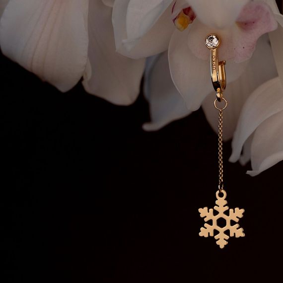 Украшения для клитора и половых губ non-pierced clitoral jewelry dangle with snowflake UPKO sexstyle | Зображення 1