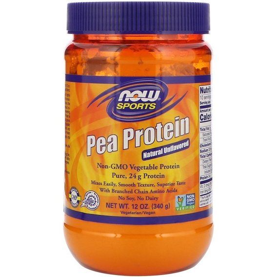 Протеїн NOW Foods Pea Protein 340 g /10 servings/ Unflavored