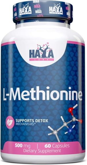 L-Метіонін Haya Labs L-Methionine 500mg 60 caps