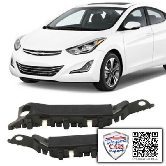 Hyundai Elantra 2011-2016 кронштейн, (Original) кріплення бампера ліве, 865133X000 | Зображення 1