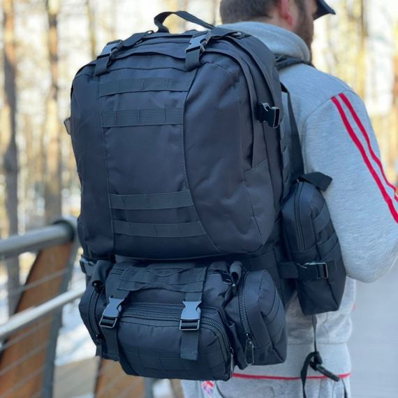 Рюкзак військовий тактичний для походу 50л, Військовий штурмовий похідний рюкзак для армії TR-93