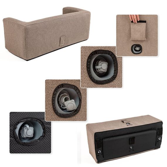 Надувний диван коричневий SW-00002294 | Зображення 3