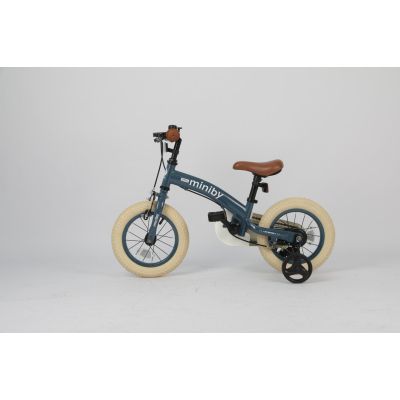 Детский велосипед QPlay Miniby 3 в1, біговел 12&quot;, Grey-Blue (CB02MiniBy12Grey-Blue) | Зображення 3