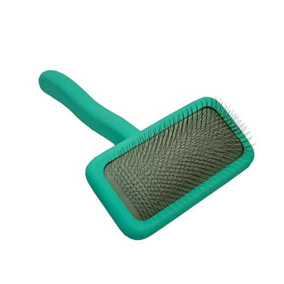 Пуходерка прямокутна Tauro Pro Line, 9.2 х 17 см, зелена | Зображення 1