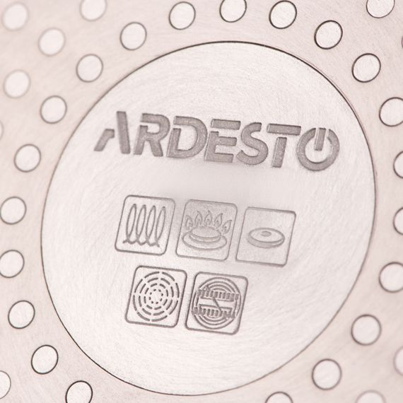 Сковорода ARDESTO глибока з кришкою Gemini Gourmet Andria, 26см, алюміній, чорний (AR1926GMG) | Зображення 9