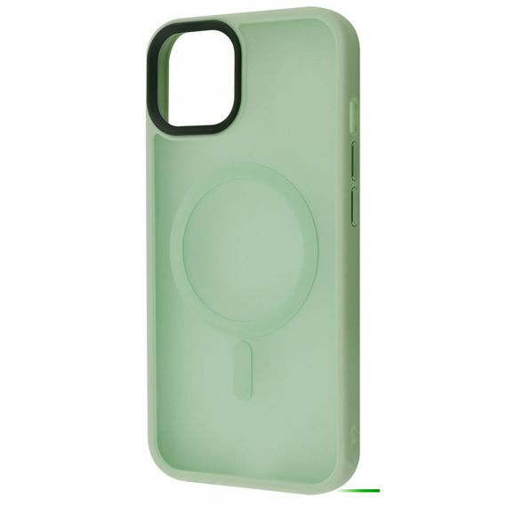 Чохол WAVE Matte Insane Case with Magnetic Ring iPhone 13 mint
