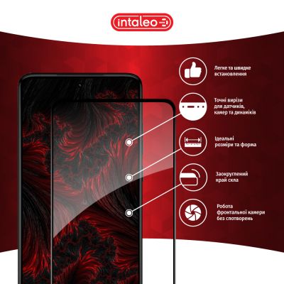 Стекло защитное Intaleo Full Glue Moto G84 Black (1283126582363) | Зображення 2