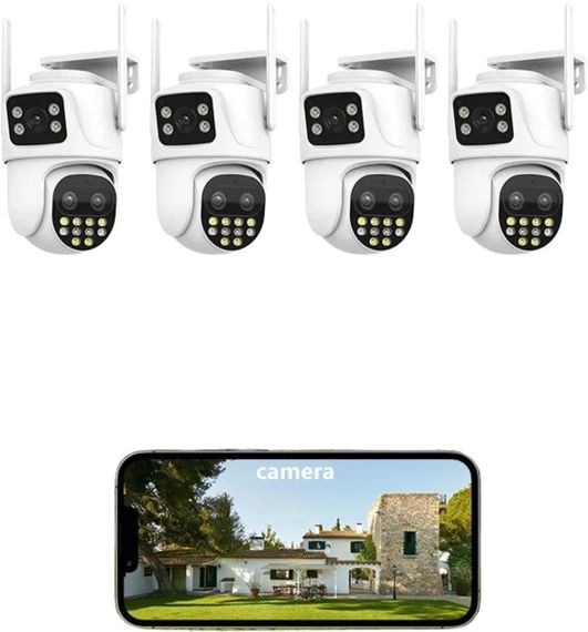 Вулична камера відеоспостереження 4Мп з 2 об'єктивами XPRO SC03 (23456776701_1213) | Зображення 6