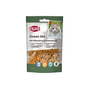 Ласощі Trixie океанічний мікс д/котів із курячим філе та котячою м'ятою 50г