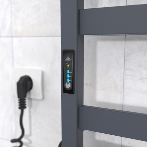 Електрична рушникосушарка Laris Зебра Кватро ЧФ(ГМ)8 500 х 800 Е (підкл. зліва) R3 | Зображення 4