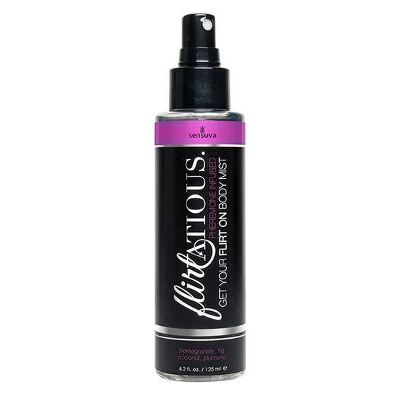 Спрей-міст для тіла з феромонами Sensuva Flirtatious Pomegranate, Fig, Coconut & Plumeria (125 мл) Sex Aura