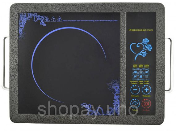 Инфракрасная плита DOMOTEC MS-5842 ∙ Настольная одноконфорочная электроплита 2000 Вт