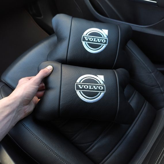 Подушка для машини під шию Volvo Вольво, Комфортна подушка підголівник для автомобіля SN-82 | Зображення 3