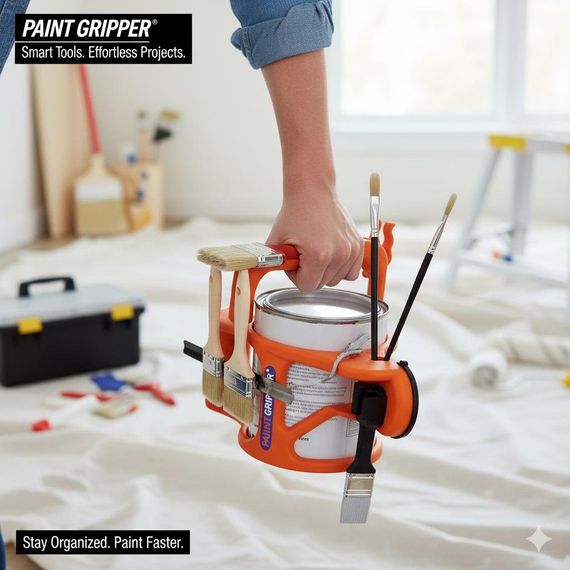 Тримач для фарби PaintGripper — Ергономічна ручка для малярних робіт (до 1 л, Ø 110 мм) | Зображення 8