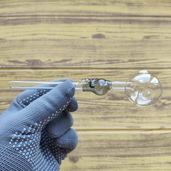 Стеклянная трубка Skull Turn Oil Black | Зображення 1