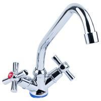 Змішувач PM 1/2" для кухні економ на гайці Aquatica PM-1B157C / 9780100