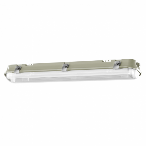 LED Світильник лінійний під лампу 2*T8 0,6м 220V IP65 VL-BNW-T8062G Videx