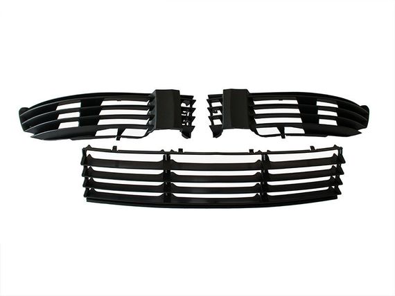 VW Passat B5 рестайлінг (00-05) заглушки в бампер без отворів для галогенів, Фольцваген Пасссат Б5