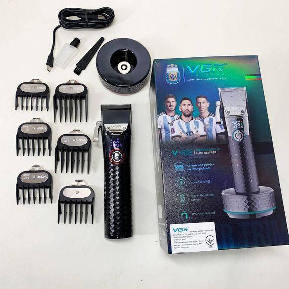 Універсальні машинки для стрижки волосся VGR, Водонепроникний тример для стрижки, Тример бездротовий RW-68 | Зображення 6