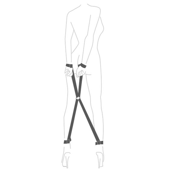 Набір для фіксації Art of Sex – BDSM Crosswise | Зображення 1