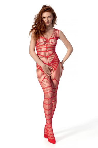 Бодистокинг Passion BS102 Красный One Size