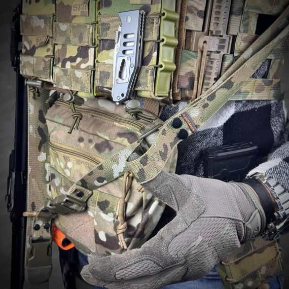 Ремінь збройовий триточковий RAGNAROK "Hel" Gen.II carbine Мультикам | Зображення 5