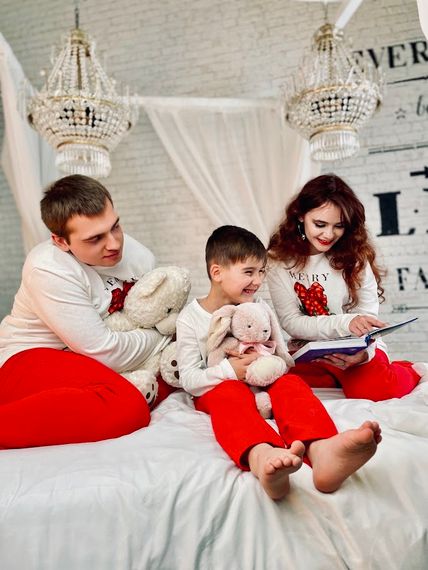 Піжама дитяча "Family look" Носи своє 110 Білий (p-12556-140952) | Зображення 7