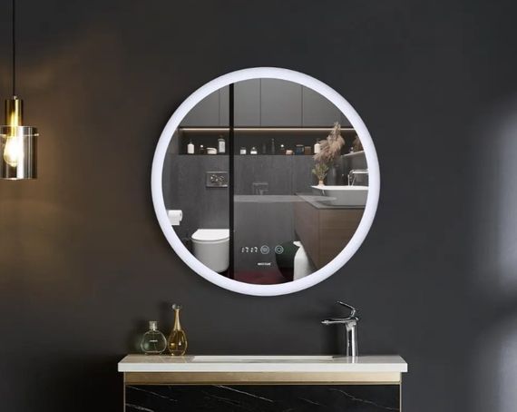 Дзеркало Mixxus Plain MC10-60 (годинник, LED-підсвічування, антизапотівання) (MI6013) | Зображення 6