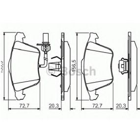 Гальмівні колодки Bosch дискові передні AUDI S4/A6/A4/A8'F">>07 PR2 0986495272