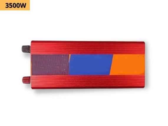 Инвертор преобразователь напряжения с 12V на 220V XPRO 3500W красный (MER-15397) | Зображення 1
