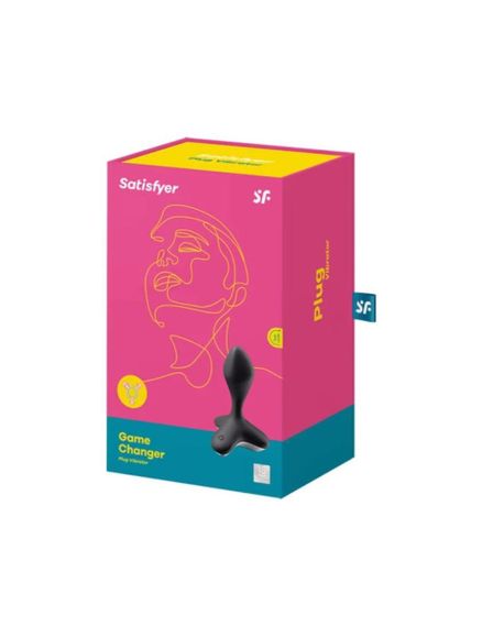 Анальная пробка с вибрацией Satisfyer Game Changer Black Sex Aura | Зображення 4
